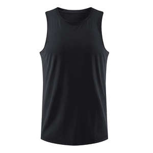 Factory Wholesale Custom Men Sport Shirt Running tank Top - Product Image 3
