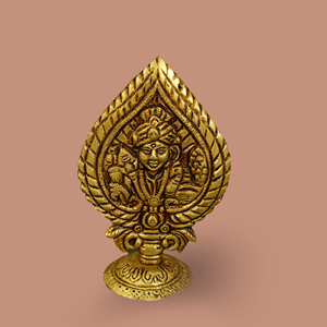 Estatua de Murugan de Latón Hecha a Mano, Ídolo del Dios Kartikeya para Decoración del Hogar, Regalo de Puja, 10 cm, Arte - Product Image 1