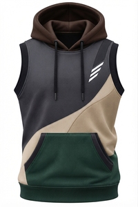 Camisetas sin Mangas con Capucha para Entrenamiento, Personalizadas con Logotipo, para Fisicoculturismo, Gimnasio, Hombre, 2026 - Product Image 4