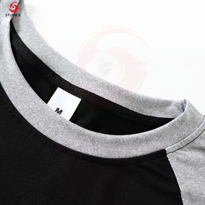 เสื้อยืดคอกลมแขนยาวผ้าฝ้ายเจอร์ซีย์พิมพ์ลายสไตล์ลำลองสำหรับผู้ชายพร้อมโลโก้แบบกำหนดเอง - Product Image 3