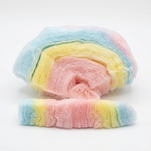 Low MOQ Korean Super Sour Cotton <b>Candy</b> Roll 9g Rainbow <b>Candy</b> Floss in Retail Display Box Convenience Store Snacks Ready to Ship - Product Image 3