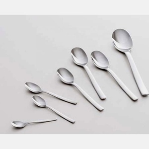 Stainless Steel <b>Flatware</b> <b>Set</b> with Handmade Hammered Long Handle Design Modern Look Cutlery <b>Set</b> for Wedding - Product Image 3