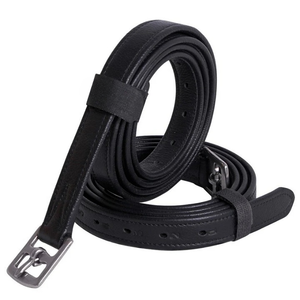 Estribos de cuero de alta calidad para caballo, con cuerda auténtica, servicio OEM, colores personalizables, logotipo y todos los tamaños. - Product Image 1