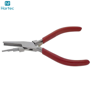 Alicates de joyería duraderos de doble muelle, mini alicates de punta de cadena con mordazas lisas para trabajo con abalorios, manualidades y envoltura de alambre, herramientas manuales - Product Image 5