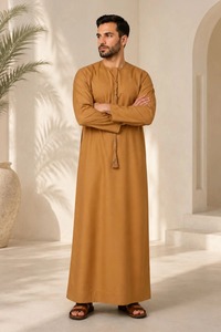 Wholesale <b>Thobe</b> Manufacturer Traditional Muslim Robe Breathable Fabric for Retail Brands and Bulk Supply - Product Image 3