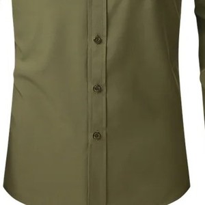 Fashionable and Comfortable <b>Men</b> <b>Dress</b> Shirt Anti-Wrinkle High Quality Spandex/Cotton Fabric Quick Dry for Casual Wear - Product Image 4