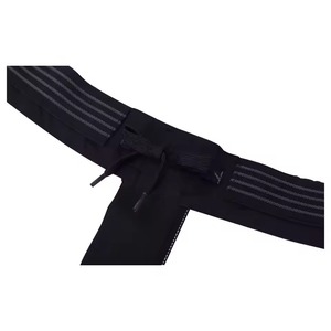 Pantalones Cortos Deportivos MMA para Hombre, Estampado Abstracto Negro y Azul, Sublimación, Secado Rápido, Corte Regular - Product Image 6