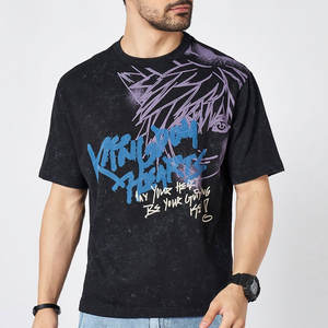 Camiseta Vintage de Alta Calidad para Hombre, Estilo Clásico, Transpirable, con Estampado, Talla Grande - Product Image 1