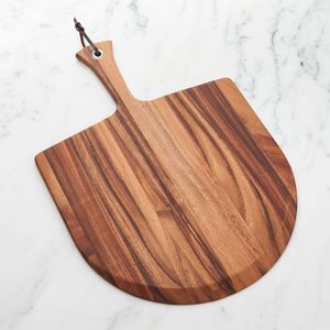 Planche à découper rectangulaire en bois brut rustique, épaisseur 2,0 cm, antidérapante, réutilisable, lavable au lave-vaisselle, bloc de découpe de cuisine monobloc - Product Image 5