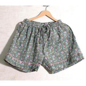 Women's Floral Printed Cotton Short <b>Pajama</b> Set Comfortable Soft Breathable Night <b>Suit</b> for Everyday Sleepwear - Product Image 4