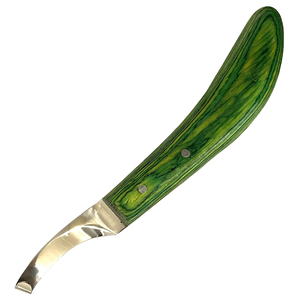Cuchillo para Pezuñas de 7 Pulgadas con Hoja Curva de Acero Inoxidable y Mango de Madera, Herramienta Profesional Ajustable para Herradores de Caballos y Cabras, MOQ Bajo - Product Image 6
