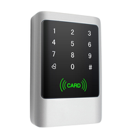 Lector de Tarjetas RFID con Carcasa Metálica y Teclado, 125KHz 13.56, Doble Frecuencia, Sistema de Control de Acceso con Pantalla Táctil