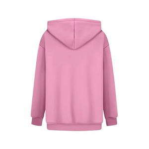 Sweat-shirt à capuche oversize pour homme, couleur unie, en coton French Terry, décontracté, hiver, impression numérique, streetwear, avec poche - Product Image 4