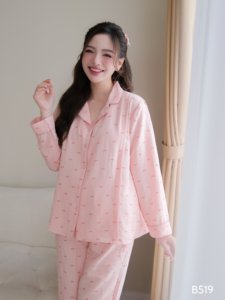 Conjunto de Ropa Casual de Tela de Seda Tussar, Transpirable y Resistente a la Decoloración, con Logotipo Personalizado para Maternidad, Tejido B519 - Product Image 3