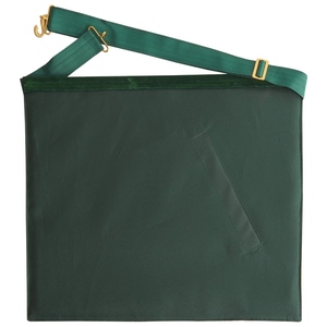 Sovereign Master Allied Masonic Degrees Apron <b>Green</b> Velvet Masonic Regalia Ceremonial Lodge Apron Premium Freemason Wear - Product Image 2