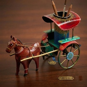 Carioca Handmade High Quality Metal <b>Pen</b> Holder with <b>Animal</b> Pattern Irregular Shape-Modern Home Decor Tabletop Office Supplies - Product Image 5