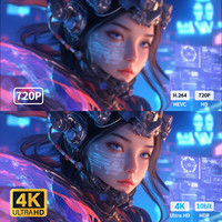 Prix plus bas pour un projecteur vidéo Android 1080P 600 Ansi Lumen, compatible 4K 8K, lecteur multimédia pour cinéma maison intelligent, Proyector