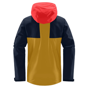 เสื้อแจ็คเก็ตผ้าแคนวาสบุขนเชอร์ปาสำหรับผู้ชาย ปิดด้วยซิป คอตั้ง กันน้ำ กันลม เหมาะสำหรับฤดูหนาว กิจกรรมกลางแจ้ง เดินป่า และสวมใส่ลำลอง - Product Image 2