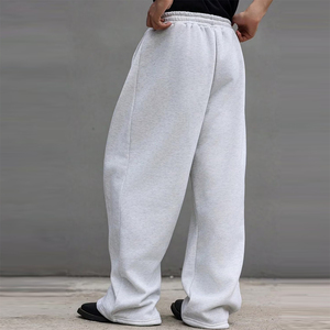 Pantalon de jogging ample pour homme, gris clair, taille élastique, respirant et à séchage rapide, nouveau style décontracté - Product Image 3