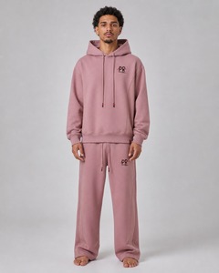 Ensemble de survêtement doublé polaire chaud avec sweat à capuche zippé et pantalon de jogging pour homme – Idéal pour l'hiver, les loisirs, le sport, la gym, l'entraînement, les activités de plein air et les voyages – Doux et confortable - Product Image 1