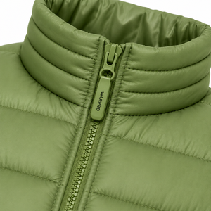 Manteau d'hiver chaud pour homme en tissu canvas 100% polyester, col montant, capuche, fermeture éclair intégrale, coupe-vent, respirant, décontracté - Product Image 4