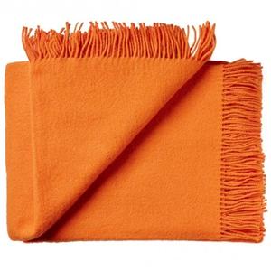 Orange Merino Wool Woven Wearable Solid Thermal Travel <b>Blanket</b> Portable Winter <b>Picnic</b> Hospital Use Harshit International - Product Image 3