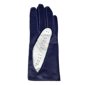 Gants d'hiver en cuir véritable pour hommes, chauds, respirants, doublés de polaire, coupe-vent, de haute qualité - Product Image 5