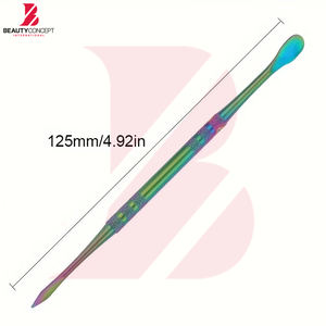 Empujador de Cutículas Profesional de Acero Inoxidable para Belleza, Herramientas de Manicura Multicolor Arcoíris y Chapadas en Oro al por Mayor - Product Image 3