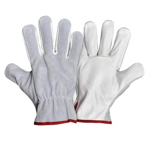 Leather Work <b>Gloves</b> Driver <b>Gloves</b> for Truck Driving Warehouse Gardening Farming Heavy Duty - Product Image 1