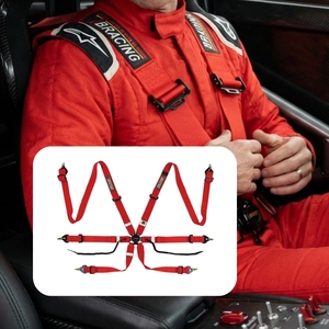 Ceinture de sécurité harnais TBRACING Sport Plus homologuée FIA, 2 pouces, OEM ODM, vente en gros, avec ajusteurs en acier léger - Product Image 1