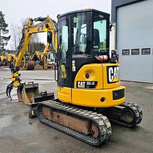 Professional Cat 305e Mini Excavator Reliable Power Equipment For <b>Builders</b> Contractors And Earthmoving Job Requirements - Product Image 2