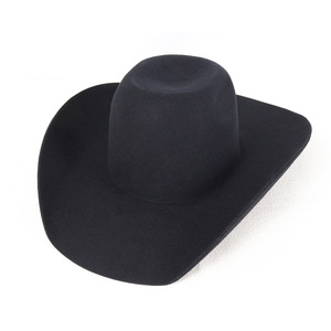 Sombrero de Vaquero de Lana Negra a Rayas, Transpirable, Resistente al Viento, Unisex, para Adultos, Ala Ancha, 56-58 cm, Primavera/Verano, Playa, Aire Libre - Product Image 6