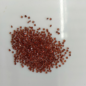 โกเมนสีแดงธรรมชาติ 1.5 มม. ทรงสี่เหลี่ยมเจ้าหญิงคัท คุณภาพดีที่สุด พลอยเม็ดเดี่ยวสำหรับทำเครื่องประดับ - Product Image 2