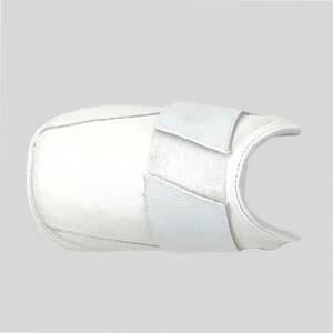 WARPRO INDUSTRY Protège-coudes en polyester respirant universel unisexe, protection antichoc, fermeture éclair, toutes saisons, blanc - Product Image 2