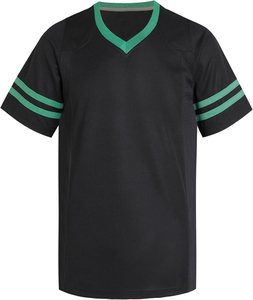Camiseta de Fútbol Profesional Personalizada, Mezcla de Spandex, Diseño Bordado Personalizado, Crea Tu Propia Ropa Deportiva, Proveedor OEM de Fábrica - Product Image 2