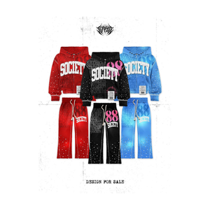 Conjunto de Sudadera con Capucha TIGERZ Society 88, Estampado por Sublimación, Unisex, Estilo Urbano, Diseño con Cremallera Extra Grande, Tejido de Poliéster para Otoño - Product Image 1