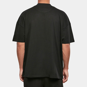 T-shirt de fitness pour homme de haute qualité, coupe ajustée, logo imprimé, 100% coton et polyester, séchage rapide et respirant, vêtements pour homme - Product Image 5