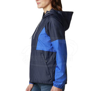 Chaqueta cortavientos de poliéster de nailon Chaqueta cortavientos de secado rápido Chaqueta cortavientos de manga larga - Product Image 2