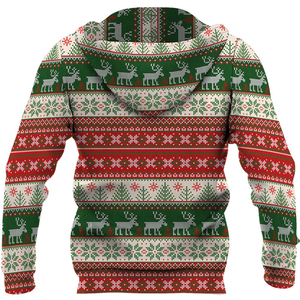 Sudadera Premium de Felpa 100% Algodón, Ecológica, para Invierno y Navidad, con Estampado de Muñeco de Nieve Personalizado, Unisex - Product Image 2