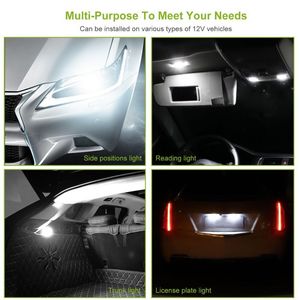 Lampadine LED di ricambio con attacco a cuneo per illuminazione interna e targa auto - Product Image 3