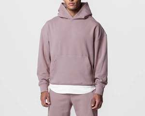 Sudaderas con Capucha de Algodón de 320 g/m² Más Vendidas para Hombre, Sudaderas de Felpa Francesa, Pantalones Deportivos, Conjunto de 2 Piezas para Gimnasio y Ropa Deportiva - Product Image 4