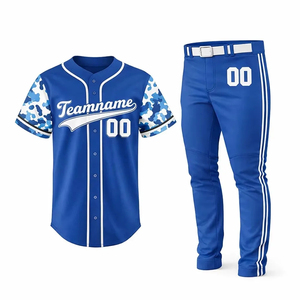 Impression numérique personnalisée, 100% polyester, respirant, séchage rapide, uniforme de baseball à manches courtes d'été, surdimensionné pour unisexe - Product Image 5