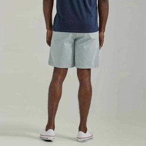 Shorts Bermuda en Coton Oxford Gris Clair pour Homme avec Poches, Fermeture Boutonnée, Style Décontracté, Taille Mi-Haute, Tissu Respirant - Product Image 2