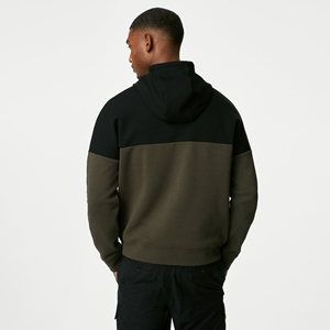 Sudadera con Capucha Extra Grande de Alta Calidad, 300G, con Logotipo Personalizado, Estilo Urbano para Hombre, Temporada de Invierno, Diseño Sólido - Product Image 4