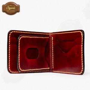 Cartera Trifold de Cuero Curtido Hecha a Mano, Cartera Triple Plegable de Grano Completo para Hombre, Venta al Por Mayor, Calidad Premium - Product Image 6
