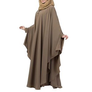 Abaya Negra Elegante en Oferta, Estilo Dubai y Medio Oriente, para Eid y Ramadán, Túnica Moderna para Mujer - Product Image 3