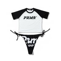 Conjunto de Bikini de Dos Piezas para Mujer, Corte Regular, Color Sólido, Ligero, de Spandex y Poliéster Lavado, Alta Calidad, Venta al Por Mayor
