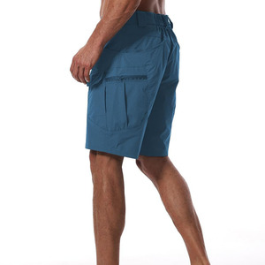 Outdoor Wear Cargo Shorts For Men's Relaxed Fit Breathable Solid Color Unique Look Cargo Shorts For Men's - Product Image 3