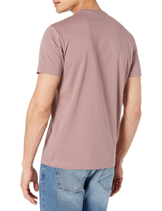 เสื้อยืดคอกลมแขนสั้นผู้ชายผ้าฝ้ายแท้ 100% แบบสั่งทำ OEM สีทูโทน สวมใส่สบาย ระบายอากาศได้ดี แห้งเร็ว ทรงปกติ เหมาะสำหรับออกกำลังกาย - Product Image 4