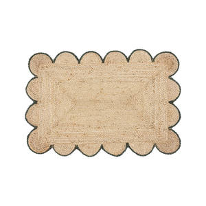 Alfombra de Entrada de Yute de Diseño Personalizado – Alfombra de Bienvenida Hecha a Mano con Fibra Natural Biodegradable para Decoración del Hogar y Comercio Minorista - Product Image 4